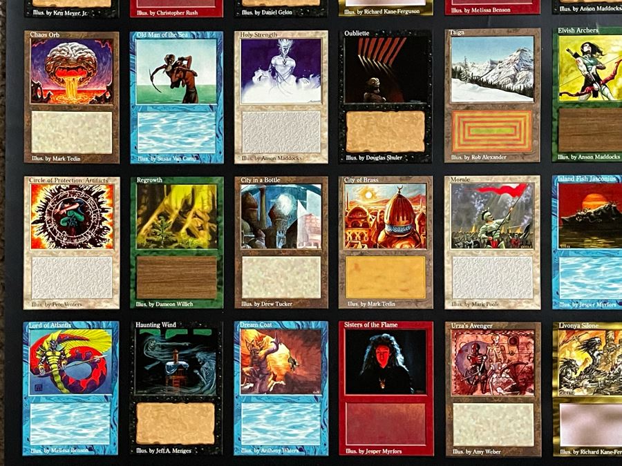 Vintage 1994 Wizards Of The Coast Magic The Gathering Poster 19.5 X 25.5 [Photo 6]