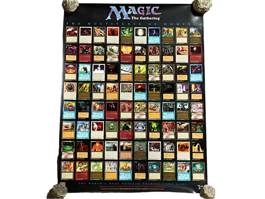 Vintage 1994 Wizards Of The Coast Magic The Gathering Poster 19.5 X 25.5 [Photo 1]