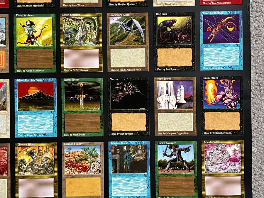 Vintage 1994 Wizards Of The Coast Magic The Gathering Poster 19.5 X 25.5 [Photo 5]