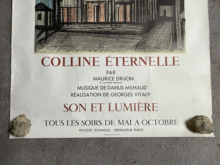 Vintage French Poster With Bernard Buffet Artwork 25.5 X 40.5 [Photo 4]