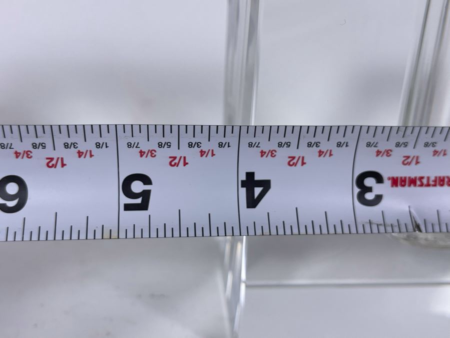 Vintage Lucite Vase 4W X 2D X 4H [Photo 6]