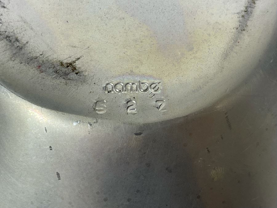 Nambe Tri-Corner Bowl 527 9W And 1987 Michael Lax Design Metaal Bowl 13.5W [Photo 5]