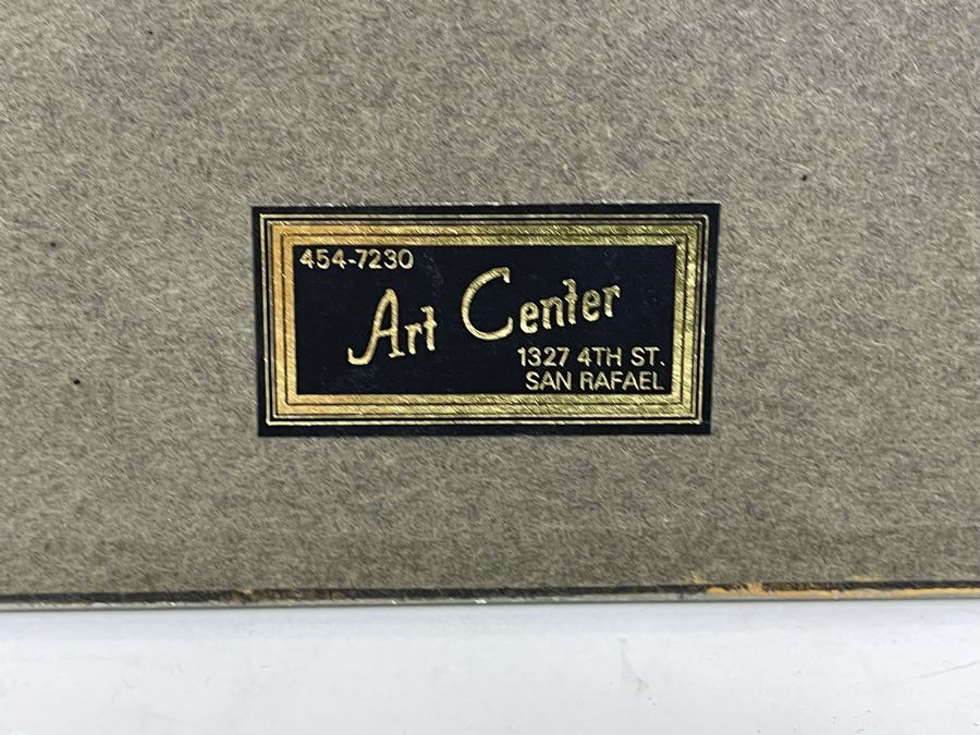 Hand Signed Print Of Birds Artist Signature Illegible 10 X 16 Framed 17 X 24 [Photo 13]