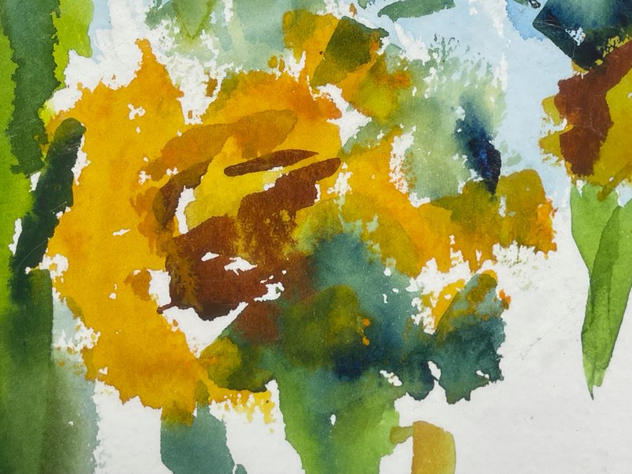 Original Joan Lohrey Abstract Impressionist Still Life Painting 20 X 14 Framed 25 X 19 [Photo 6]