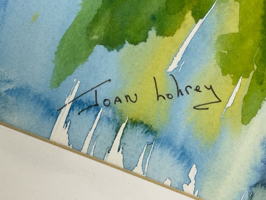 Original Joan Lohrey Abstract Impressionist Still Life Painting 20 X 14 Framed 25 X 19 [Photo 4]