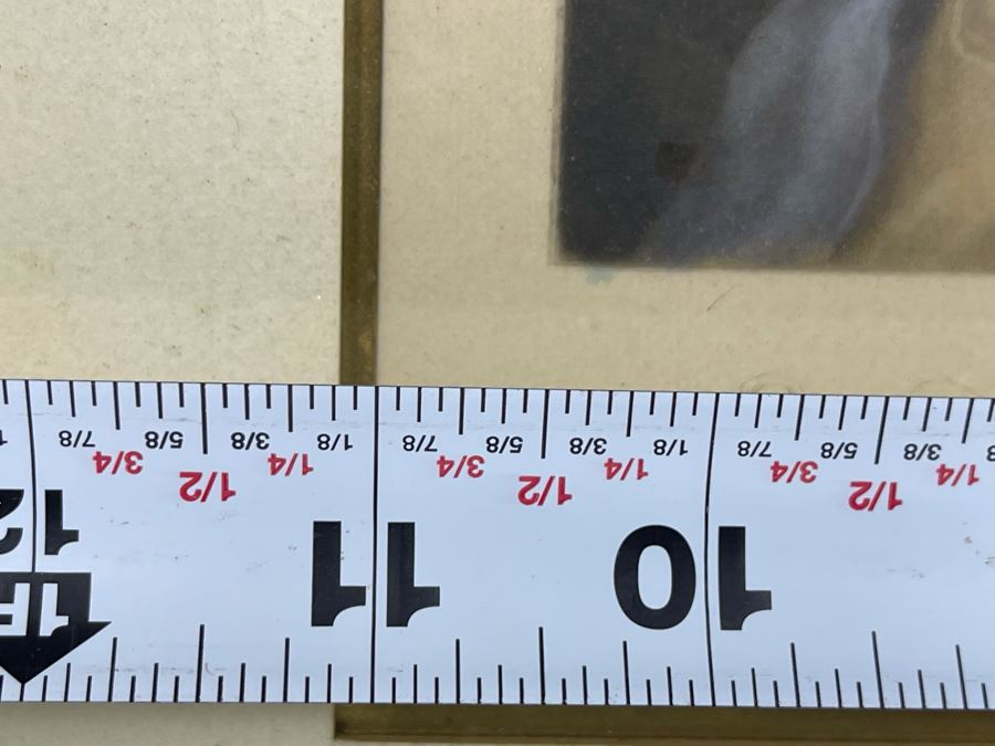 Vintage Hand Signed / Hand Colored Etching Of A Portrait Of Georgiana, Duchess Of Devonshire By Thomas Gainsborough 11 X 15 Framed 16.5 X 21.5 [Photo 9]