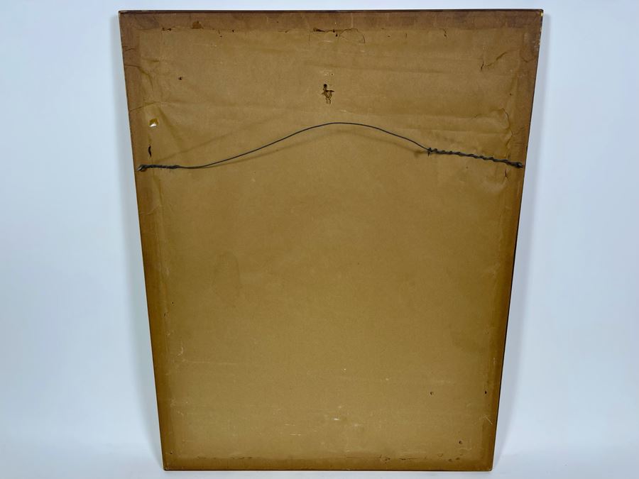 Vintage Hand Signed / Hand Colored Etching Of A Portrait Of Georgiana, Duchess Of Devonshire By Thomas Gainsborough 11 X 15 Framed 16.5 X 21.5 [Photo 13]