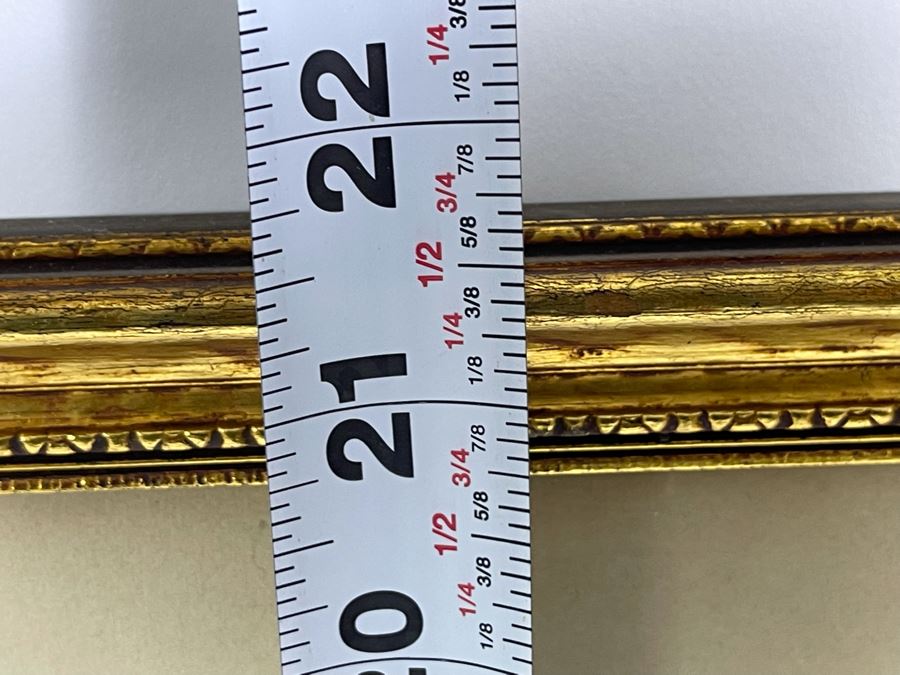 Vintage Hand Signed / Hand Colored Etching Of A Portrait Of Georgiana, Duchess Of Devonshire By Thomas Gainsborough 11 X 15 Framed 16.5 X 21.5 [Photo 12]