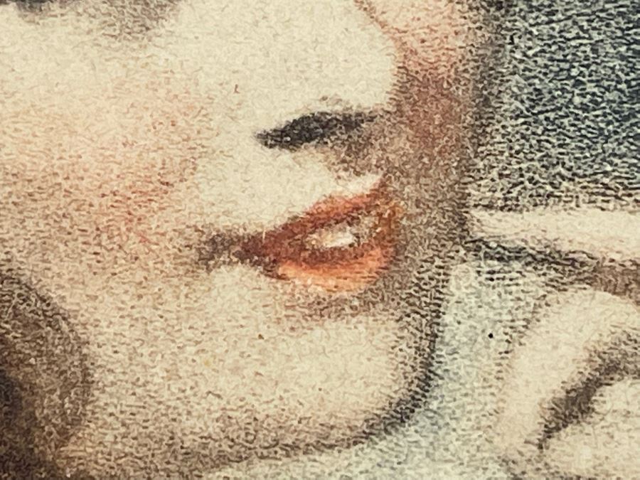 A Bachante Mezzotint Etching Engraved By J R Smith Mezzotint Engraver To His Royal Highness The Prince Of Wales Painted By Sir Joshua Reynolds 9 X 11 In Vintage Gilt Wooden Frame 15 X 17.5 [Photo 9]