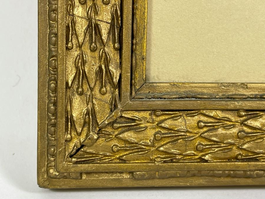 A Bachante Mezzotint Etching Engraved By J R Smith Mezzotint Engraver To His Royal Highness The Prince Of Wales Painted By Sir Joshua Reynolds 9 X 11 In Vintage Gilt Wooden Frame 15 X 17.5 [Photo 11]