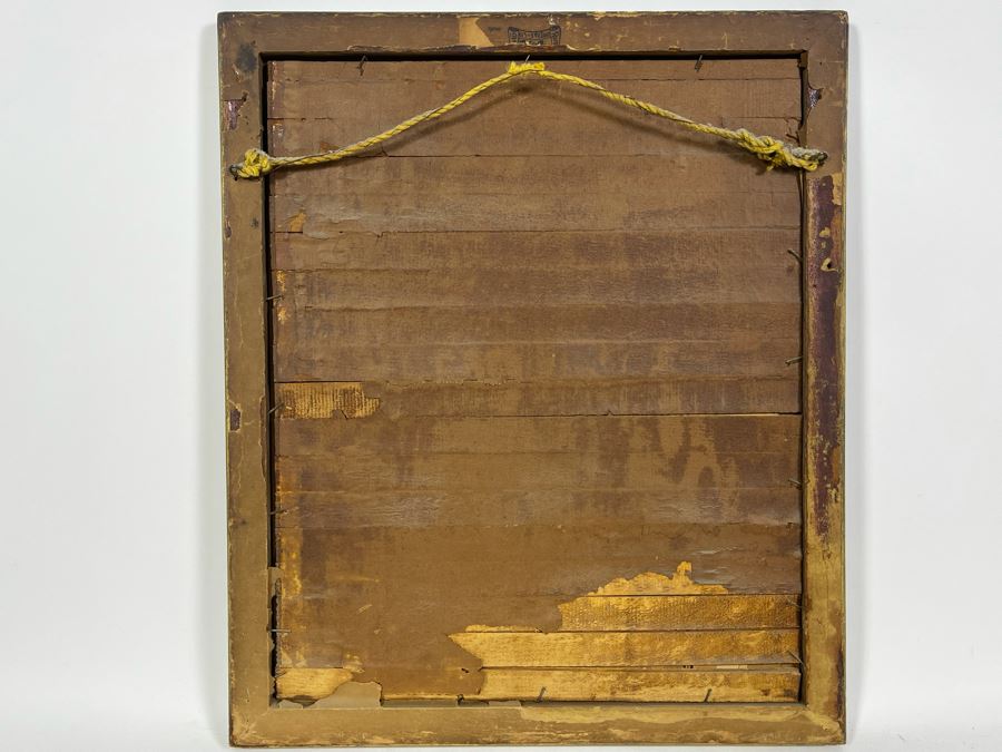 A Bachante Mezzotint Etching Engraved By J R Smith Mezzotint Engraver To His Royal Highness The Prince Of Wales Painted By Sir Joshua Reynolds 9 X 11 In Vintage Gilt Wooden Frame 15 X 17.5 [Photo 16]