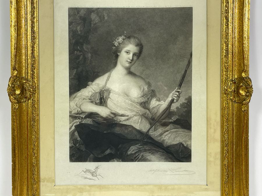 Antique 1898 Arthur Tooth And Sons Hand Signed Etching 13 X 16 In Gilded Frame 20 X 25 [Photo 2]