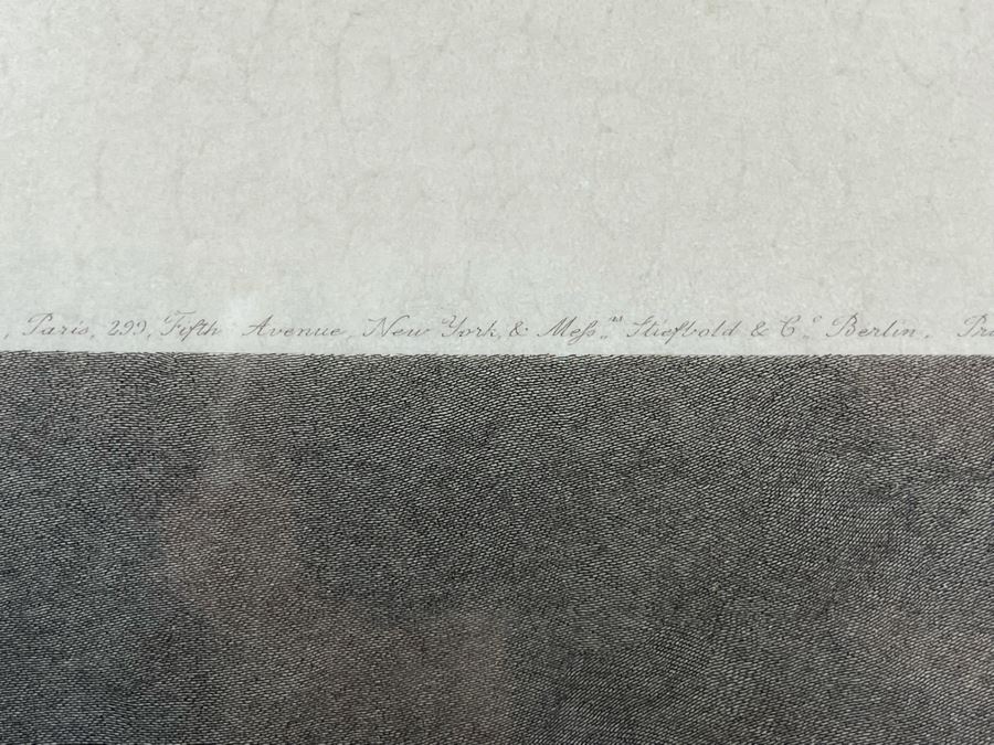 Antique 1898 Arthur Tooth And Sons Hand Signed Etching 13 X 16 In Gilded Frame 20 X 25 [Photo 20]