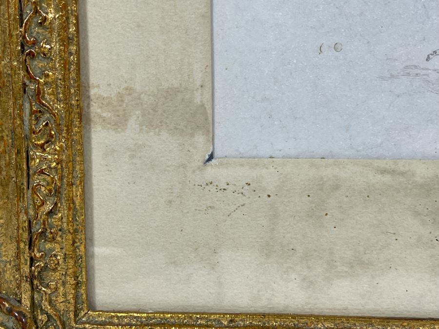 Antique 1898 Arthur Tooth And Sons Hand Signed Etching 13 X 16 In Gilded Frame 20 X 25 [Photo 14]