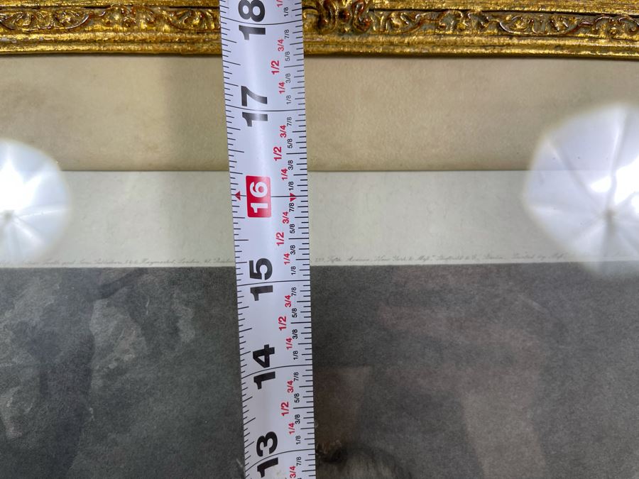 Antique 1898 Arthur Tooth And Sons Hand Signed Etching 13 X 16 In Gilded Frame 20 X 25 [Photo 26]