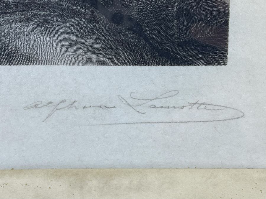 Antique 1898 Arthur Tooth And Sons Hand Signed Etching 13 X 16 In Gilded Frame 20 X 25 [Photo 12]