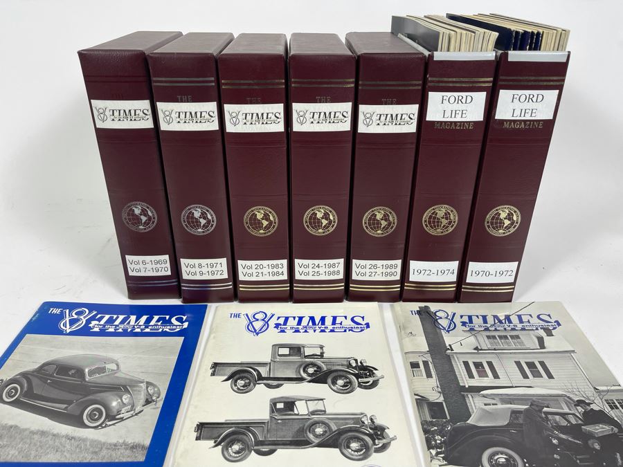 Collection Of V8 Times Magazines (For The Ford V8 Enthusiast) 1969-1990 And Ford Life Magazines 1970-1974 [Photo 2]