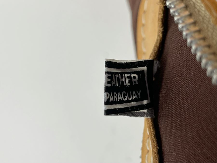 All Leather Tote Bag Made In Paraguay 28W X 14D X 12H [Photo 9]