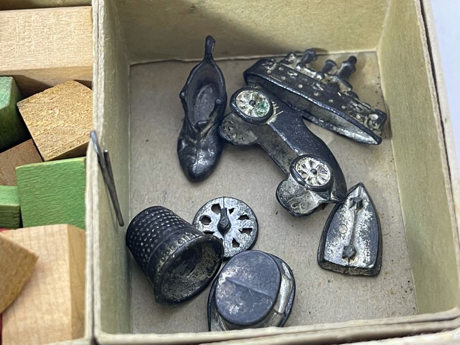 Vintage 1936 Monopoly Game Pieces (No Board) Parker Trading Game [Photo 6]