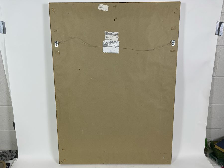 Framed Giclee Print Titled Garden Entrance 30 X 41 Retails $895  [Photo 8]