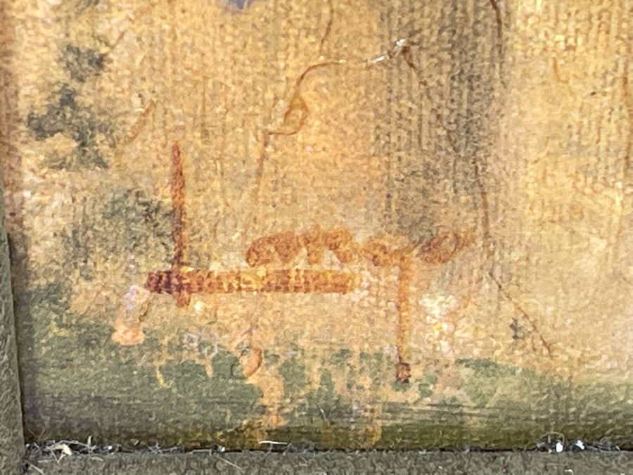 Framed Giclee Print Titled Garden Entrance 30 X 41 Retails $895  [Photo 6]