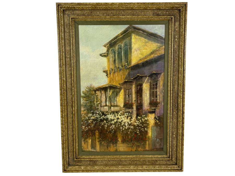 Framed Giclee Print Titled Garden Entrance 30 X 41 Retails $895  [Photo 1]