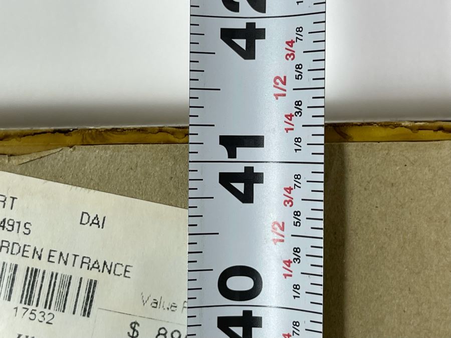 Framed Giclee Print Titled Garden Entrance 30 X 41 Retails $895  [Photo 12]