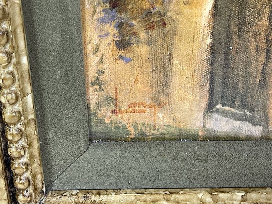 Framed Giclee Print Titled Garden Entrance 30 X 41 Retails $895  [Photo 5]