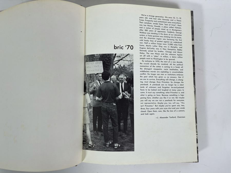 Vintage 1970 Princeton Bric Yearbook [Photo 3]