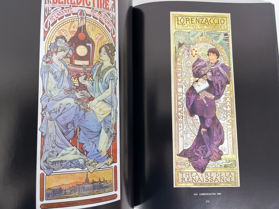 Pair Of Alphonse Mucha Art Nouveau Artwork Books [Photo 14]