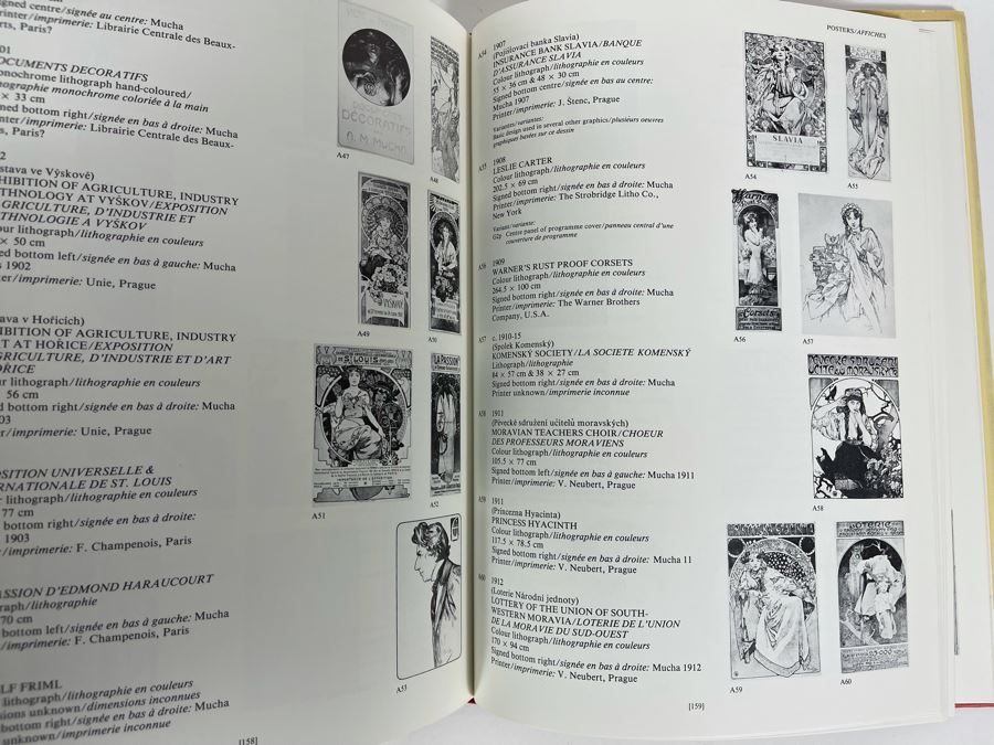 Pair Of Alphonse Mucha Art Nouveau Artwork Books [Photo 8]