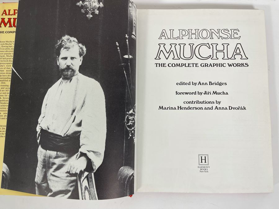 Pair Of Alphonse Mucha Art Nouveau Artwork Books [Photo 5]