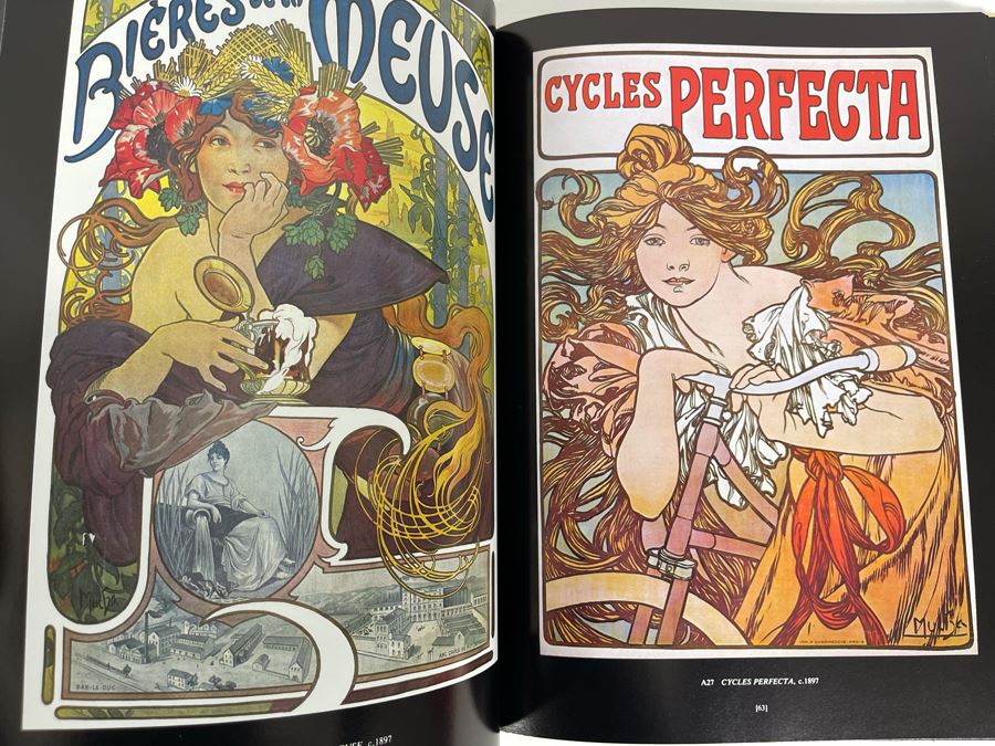 Pair Of Alphonse Mucha Art Nouveau Artwork Books [Photo 13]