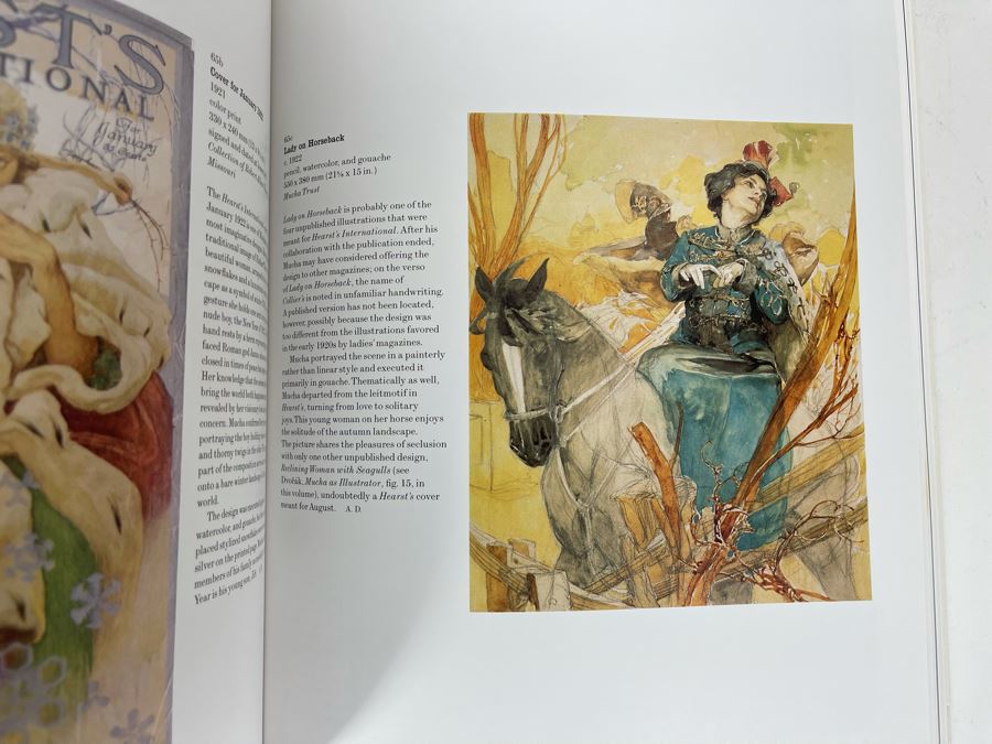 Pair Of Alphonse Mucha Art Nouveau Artwork Books [Photo 19]