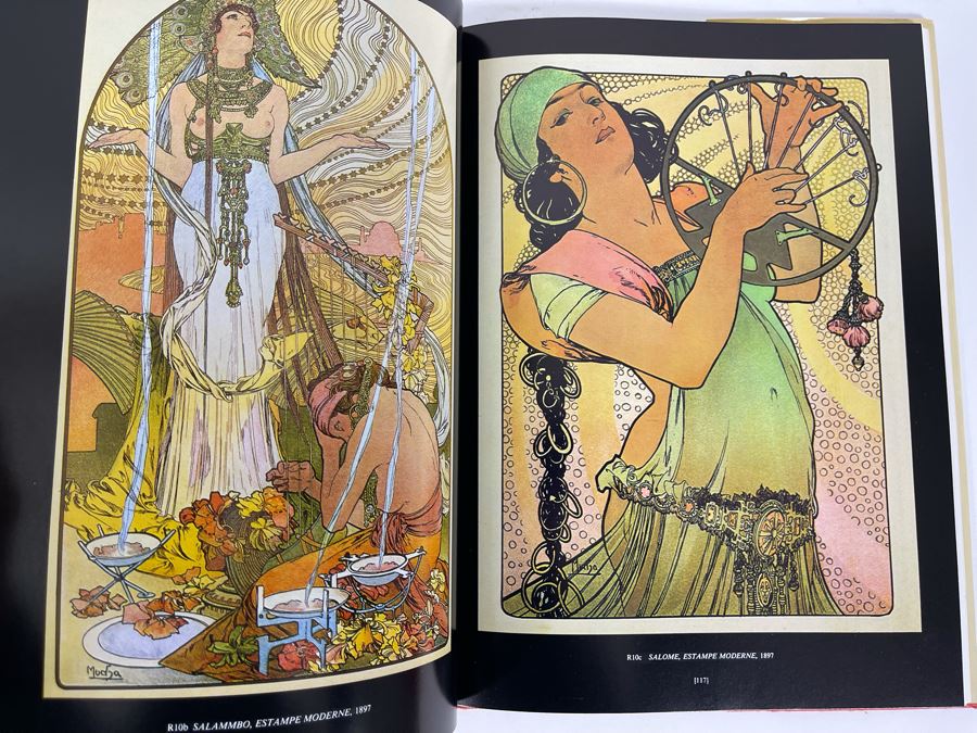 Pair Of Alphonse Mucha Art Nouveau Artwork Books [Photo 9]