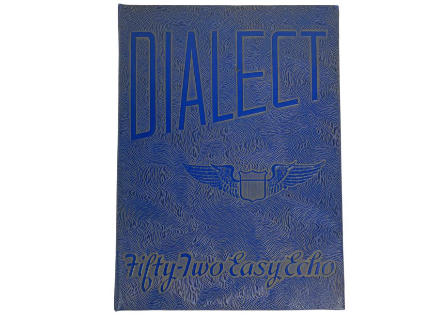 Dialect Fifty-Two Easy Echo Pilot Yearbook WWII 1940s Era [Photo 1]