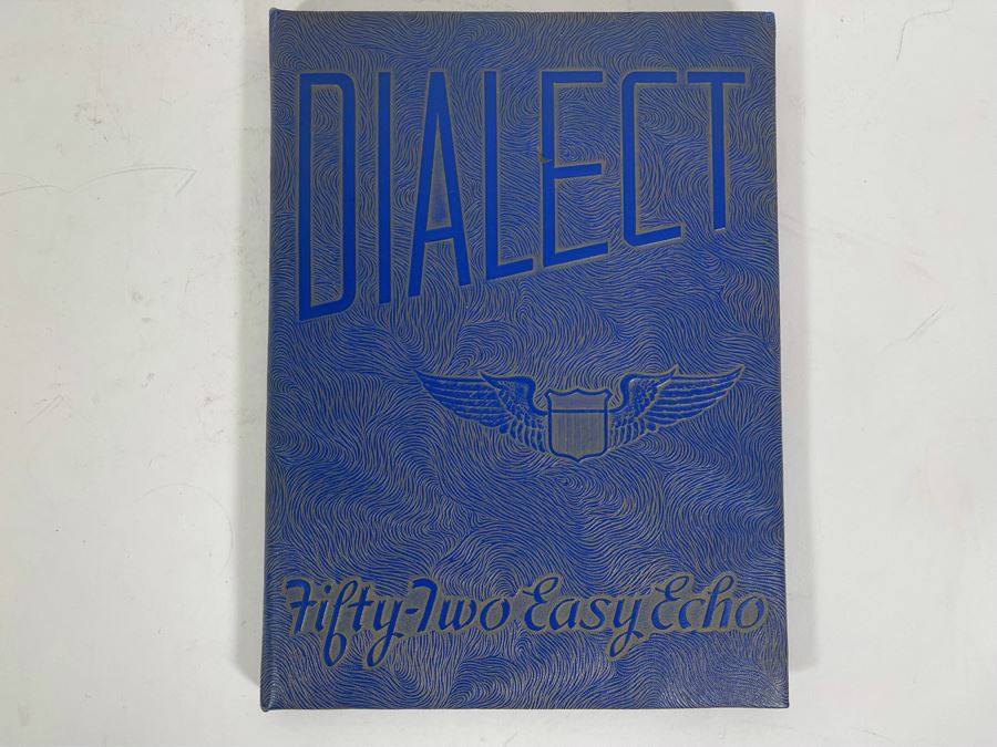 Dialect Fifty-Two Easy Echo Pilot Yearbook WWII 1940s Era [Photo 2]