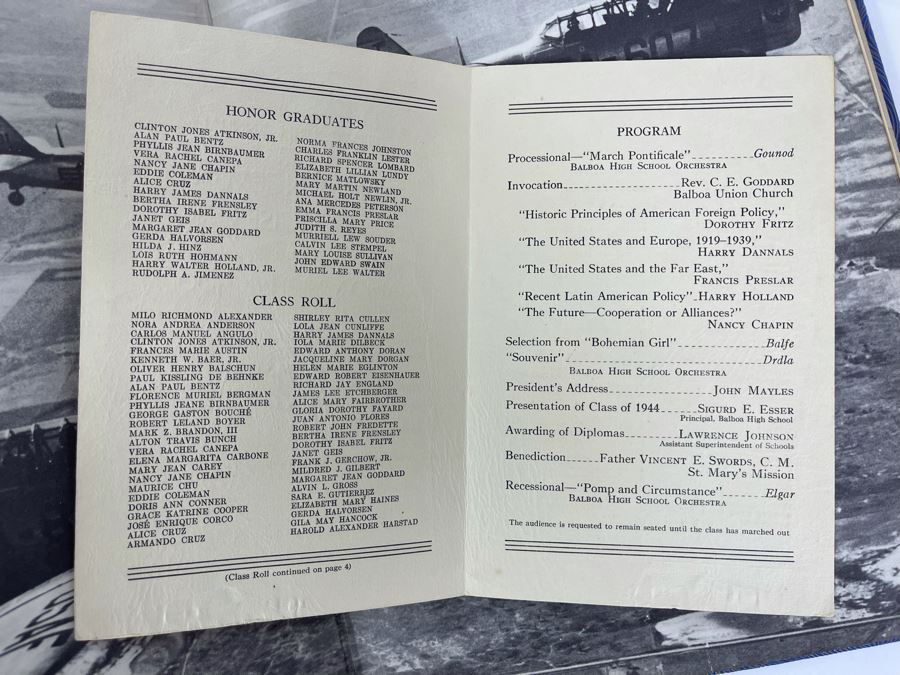 Dialect Fifty-Two Easy Echo Pilot Yearbook WWII 1940s Era [Photo 5]