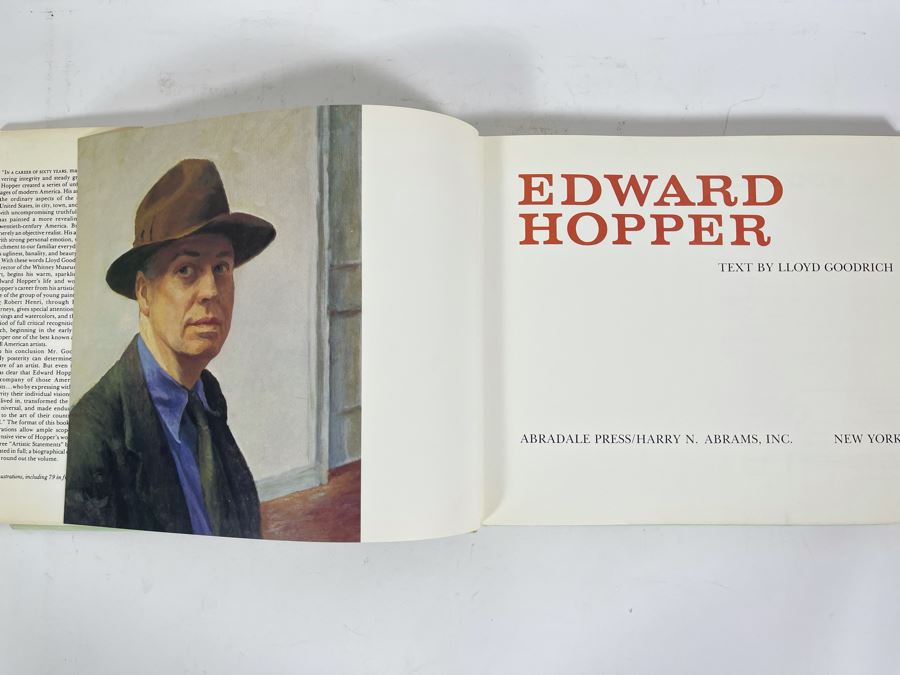 1983 Edward Hopper Hardcover Artist Book [Photo 4]