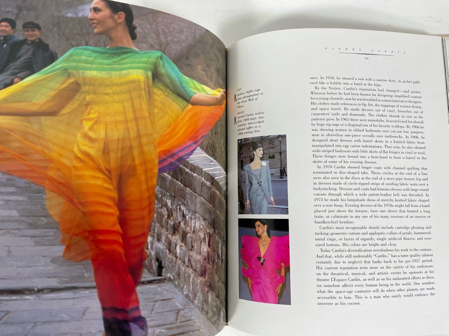 First Edition Hardcover 1985 Couture: The Great Designers Book By Caroline Rennolds Milbank [Photo 6]
