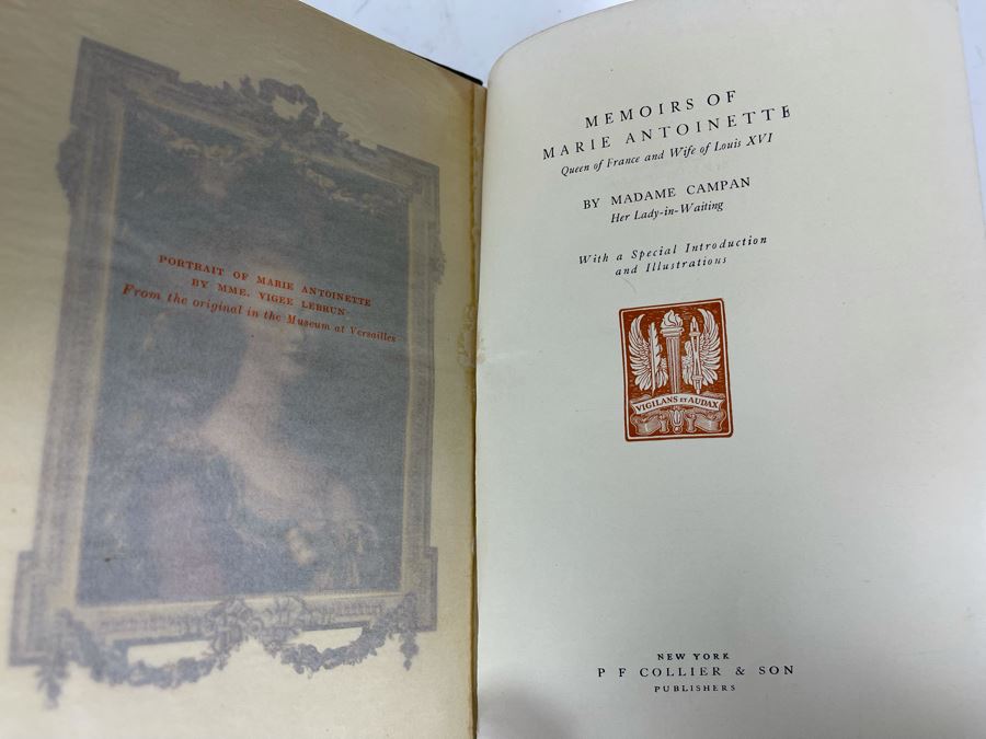 Memoirs Of Marie Antoinette Queen Of France And Wife Of Louis XVI By Madame Campan [Photo 2]
