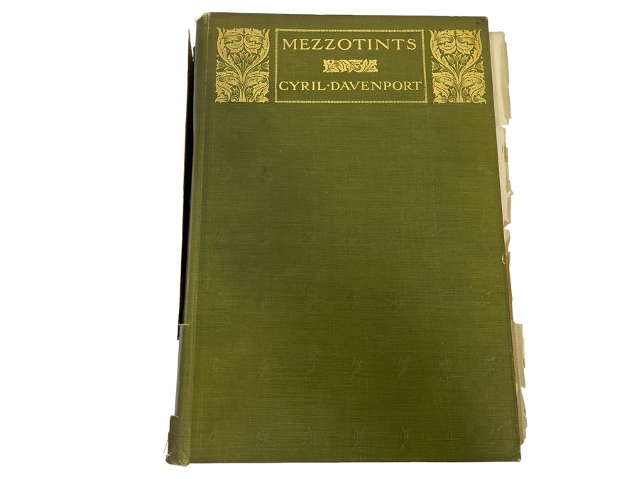 Antique 1903 Book Mezzotints By Cyril Davenport [Photo 1]