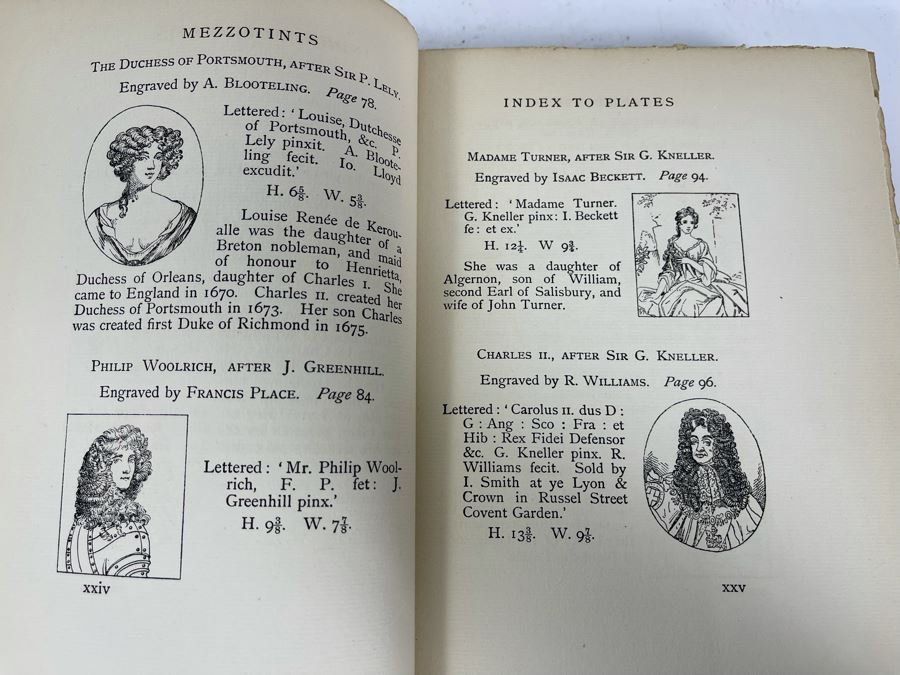 Antique 1903 Book Mezzotints By Cyril Davenport [Photo 19]