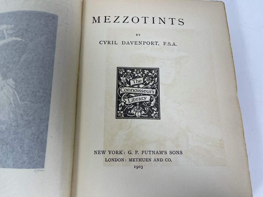 Antique 1903 Book Mezzotints By Cyril Davenport [Photo 7]