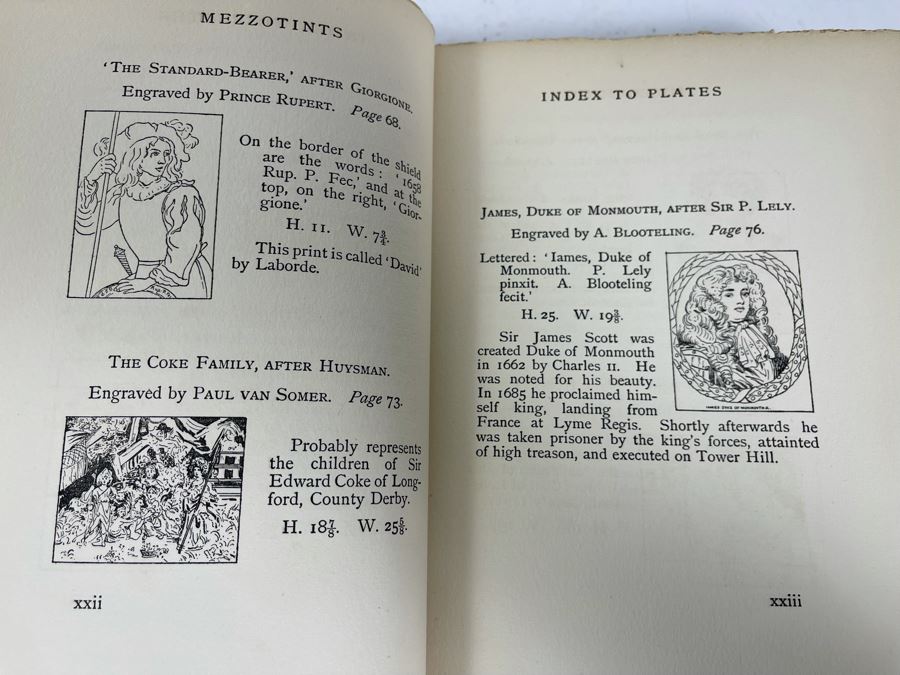 Antique 1903 Book Mezzotints By Cyril Davenport [Photo 18]