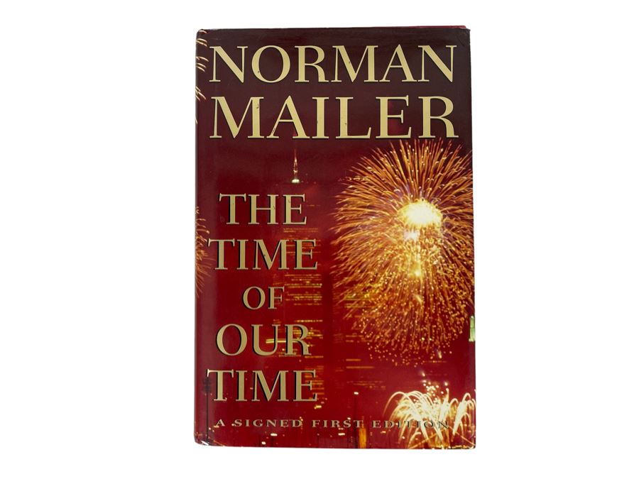 Hand Signed First Edition Norman Mailer Book The Time Of Our Time [Photo 2]