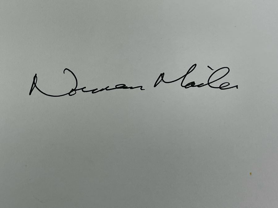 Hand Signed First Edition Norman Mailer Book The Time Of Our Time [Photo 4]
