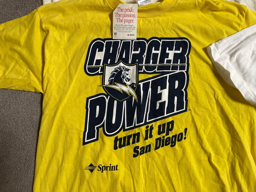Four Vintage NFL San Diego Chargers Shirts [Photo 4]