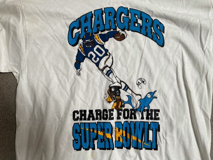 Four Vintage NFL San Diego Chargers Shirts [Photo 2]