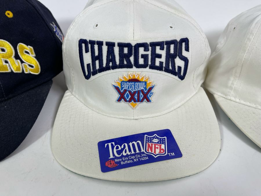 Two New NFL San Diego Chargers Super Bowl XXIX New Era Hats And Two ...